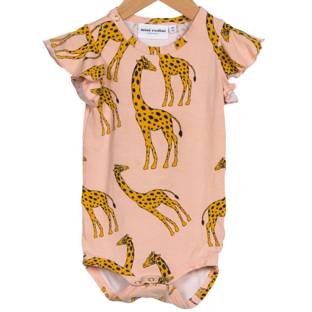 Mini Rodini giraffe, onesie